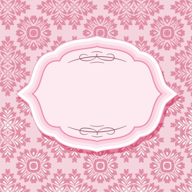 Okuduğunuzda, pastel pembe çerçeve.