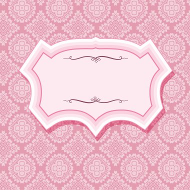 Okuduğunuzda, pastel pembe çerçeve.