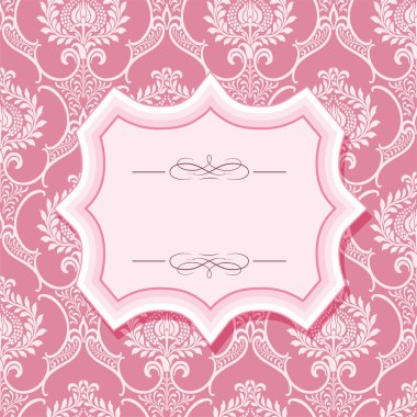 Okuduğunuzda, pastel pembe çerçeve.
