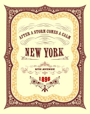 Çiçek ayrıntılarla Retro kartı. 