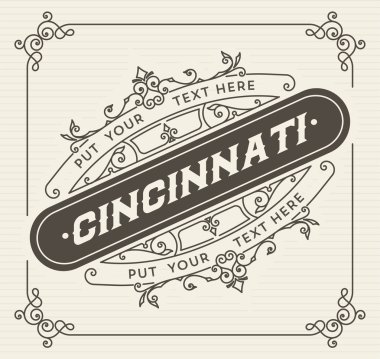 Vintage logo şablonu, otel, Restoran, iş veya butik ben