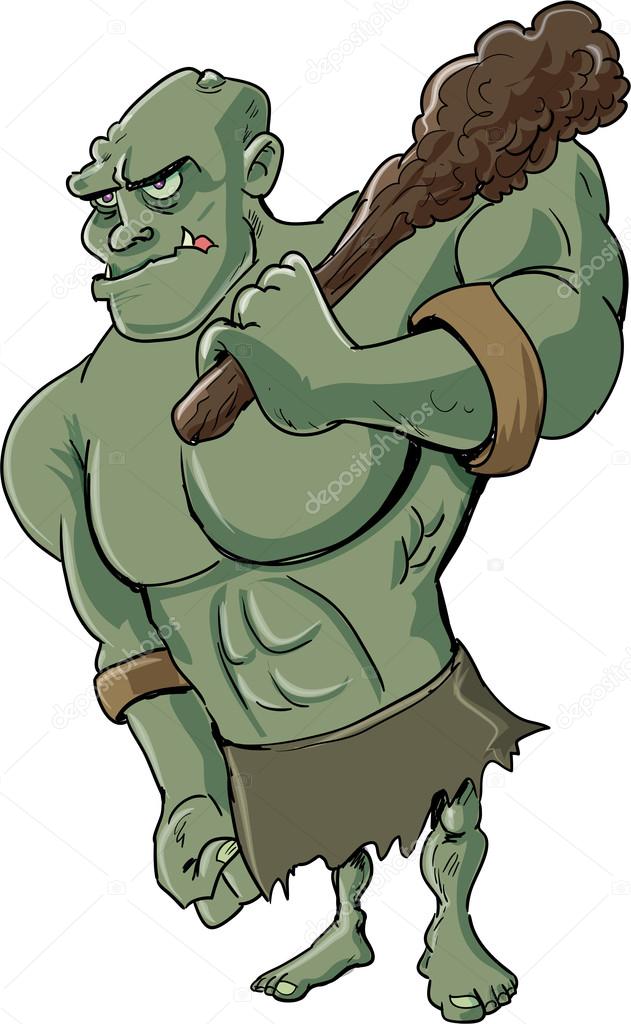 Cartoon evil troll Stock Vector Image by ©antonbrand 55483325