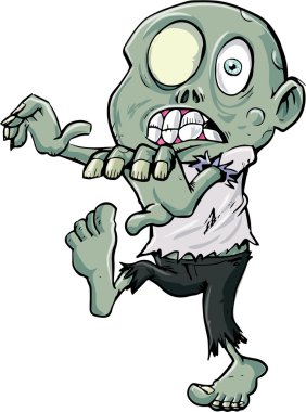 Çizgi film zombi takip