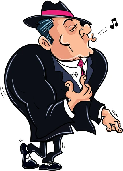 Cartoon Circus Ringmasterwith a top hat — Stock Vector © antonbrand