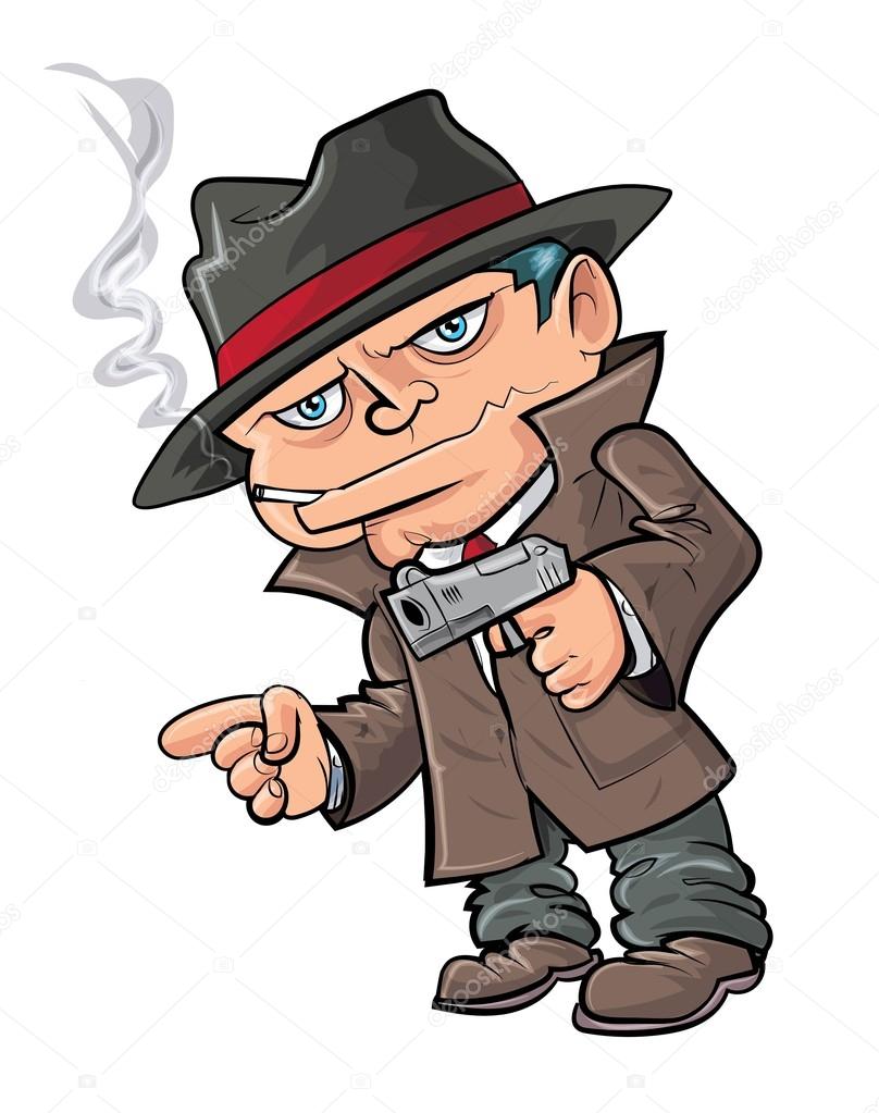 Cute cartoon gangster Stock Vector Image by ©antonbrand #76532031 Cute cartoon gangster Stock Vector Image by ©antonbrand #76532031