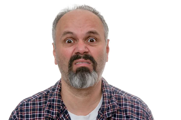 Hombre de mediana edad con blues del lunes por la mañana —  Fotos de Stock