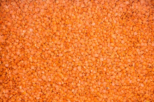 Food background of dried red lentils — Stock Photo, Image