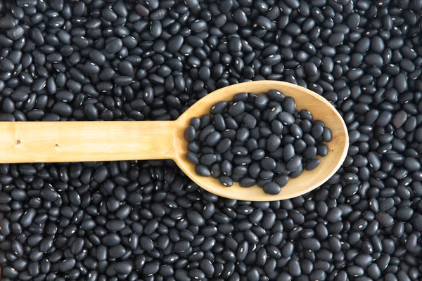 Healthy black beans or turtle beans — Stock Photo, Image