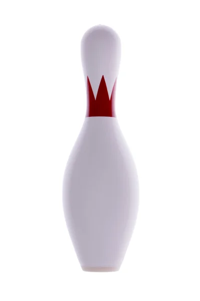 Single isolated bowling pin — Stock Photo, Image
