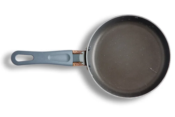 Old rusty empty small frying pan — Stock Photo, Image