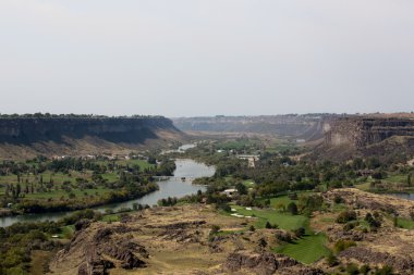 Twin Falls, Idaho yakınındaki Snake River Canyon