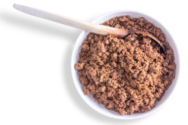 Tuzlu toprak ya da kıyma karışımı tacos için