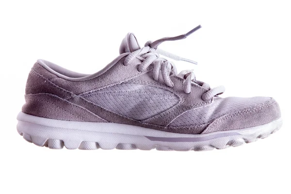 Lightly used grey sports shoe — Stock Photo, Image