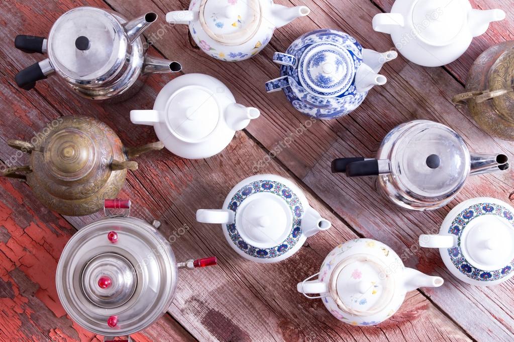 Army of tea pots