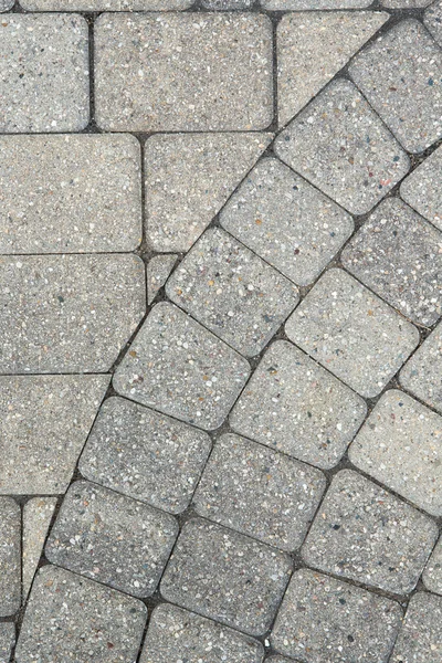 Graue Ziegelsteinpflaster Hintergrund Muster — Stockfoto