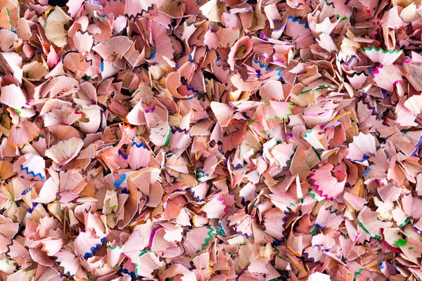 Background texture of colored wood shavings — Stock Photo, Image