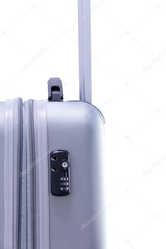 TSA travel lock on a suitcase