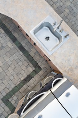 Upmarket açık mutfak ve Barbekü