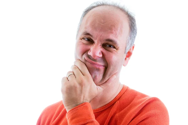 Remorseful middle-aged man — Stockfoto