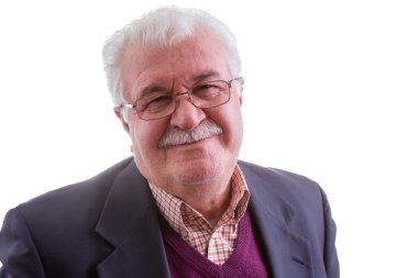Geniş sıcak bir gülümseme ile mutlu komuta sizde