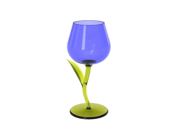 Illustration Design Wine Glass Isolated — Stock Photo, Image