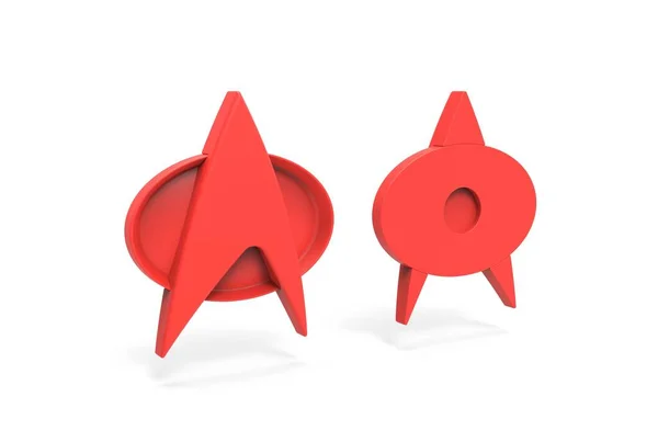 Ilustración Insignias Comunicaciones Star Trek —  Fotos de Stock