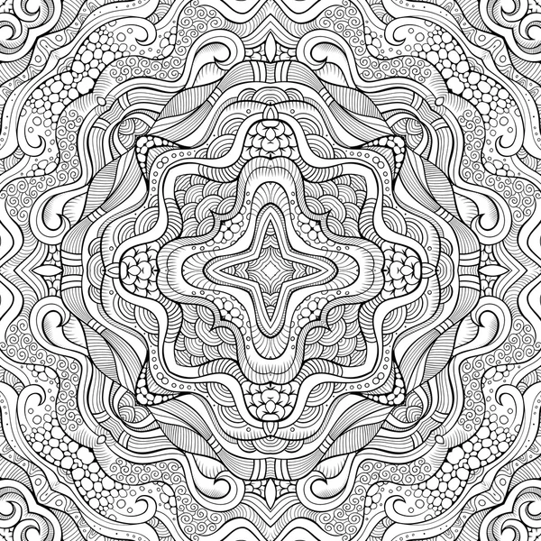 Vector abstracto patrón étnico sin fisuras — Vector de stock