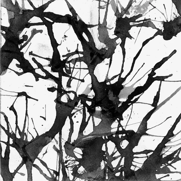 Grunge vector pintura tinta blot fondo — Archivo Imágenes Vectoriales