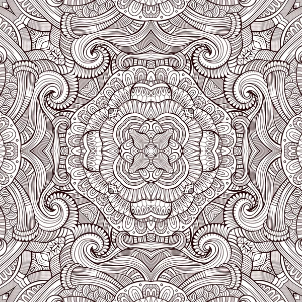 Vector abstracto patrón decorativo étnico sin costuras — Vector de stock