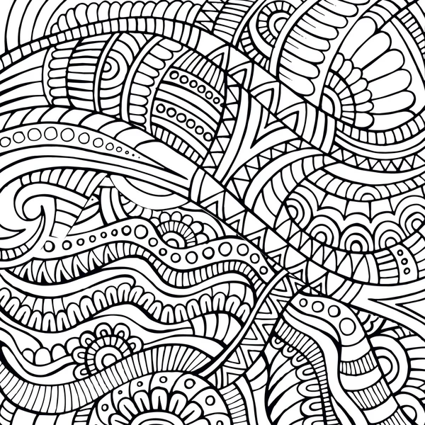 Vector abstracto origen étnico tribal — Vector de stock