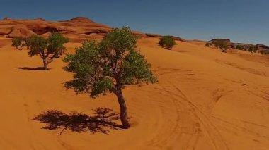 Beyaz yıkama kum tepeleri Utah ABD Hava