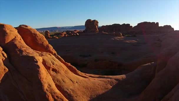 Eye of the Whale Arches National Park Utah — Stock Video