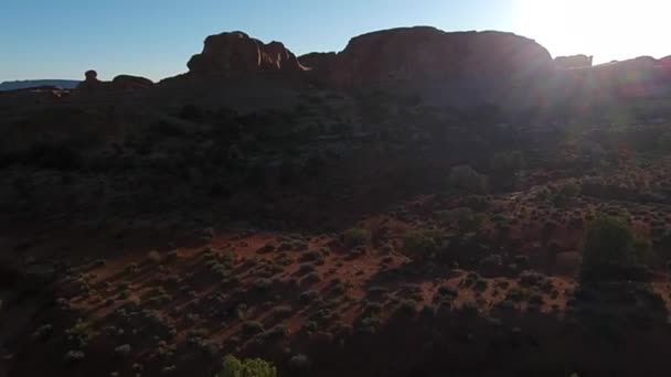 Ojo de la Ballena Arcos Parque Nacional Utah — Vídeo de stock