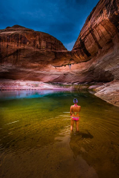 Lake Powell stracił Eden — Zdjęcie stockowe