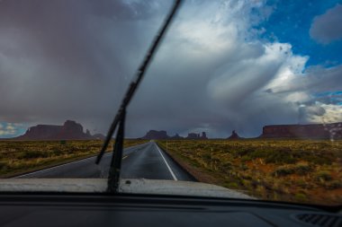 ABD yağmurlu Road Trip 