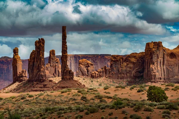 Totem Pole Monument Valley — Stock Photo, Image