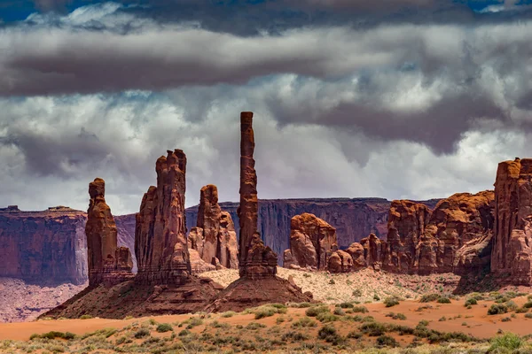 Totem Pole Monument Valley — Fotografia de Stock