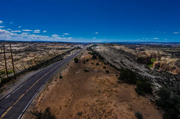 Doğal dolaşık yol Utah rota 1 — Stok fotoğraf