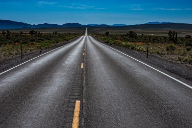 Boş yol Nevada Hwy 93
