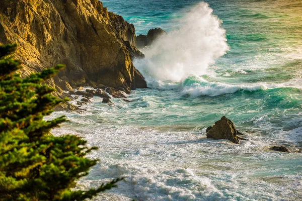 Összetörő hullám Pacific Coast — Stock Fotó