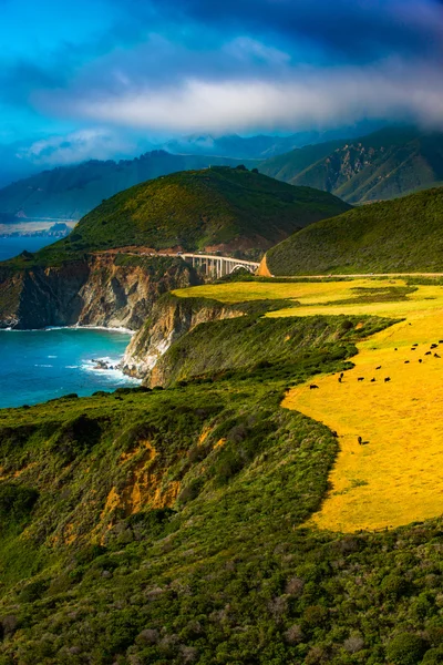 Pont de Bixby Creek Big Sur Californie — Photo