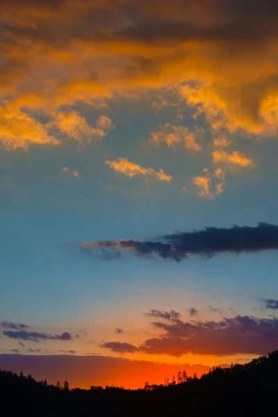 Coucher de soleil fond vertical Composition — Photo