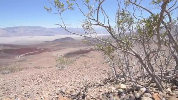 Paisaje del Valle de la Muerte de Father Clowley Point — Vídeo de stock