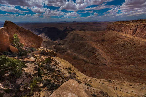 Muley Point pasa por alto el sombrero mexicano UT — Foto de Stock