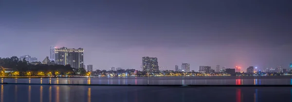 Tay District Νύχτα West Lake Hanoi City Βιετνάμ — Φωτογραφία Αρχείου