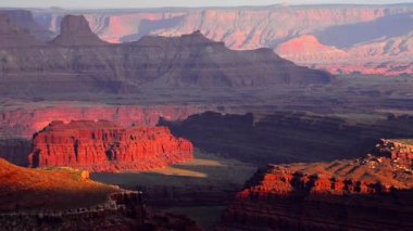 marlboro noktası canyonlands utah yakınlarında güzel gün batımı