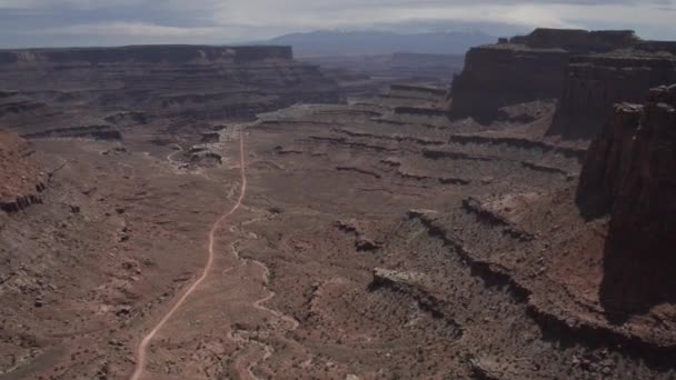 Carretera de zigzags Shafer — Vídeos de Stock