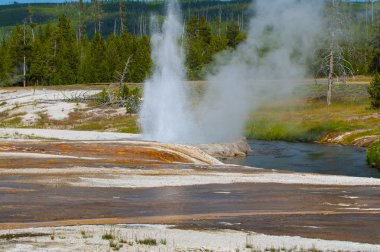 Cliff Şofben - siyah Havzası yellowstone kum