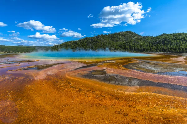 Grand prismatic park narodowy yellowstone — Zdjęcie stockowe