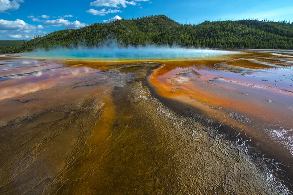 Parque Nacional Grand Prismatic Yellowstone — Fotografia de Stock